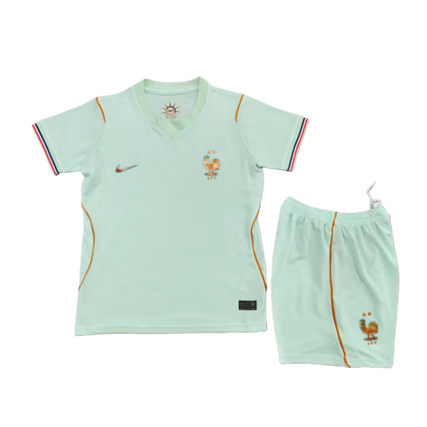 France 2026 Away Mint Green Kids Kit - UnitedFutballJersey