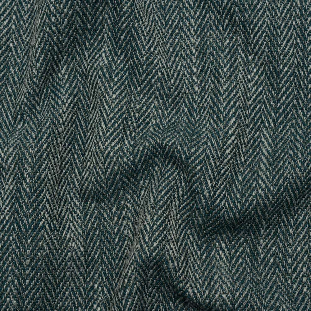 Recycled Polyester Home Decor Twill - Kingfisher Herringbone - British Imported - Joann Fabrics