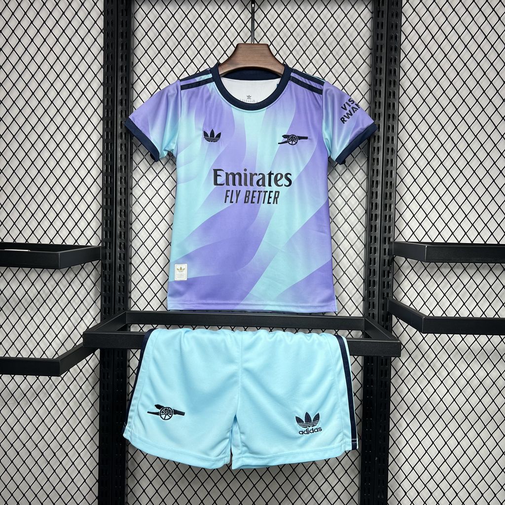 2024/2025 Arsenal Third Away Soccer Jersey 1:1 Thai Quality Kids Size