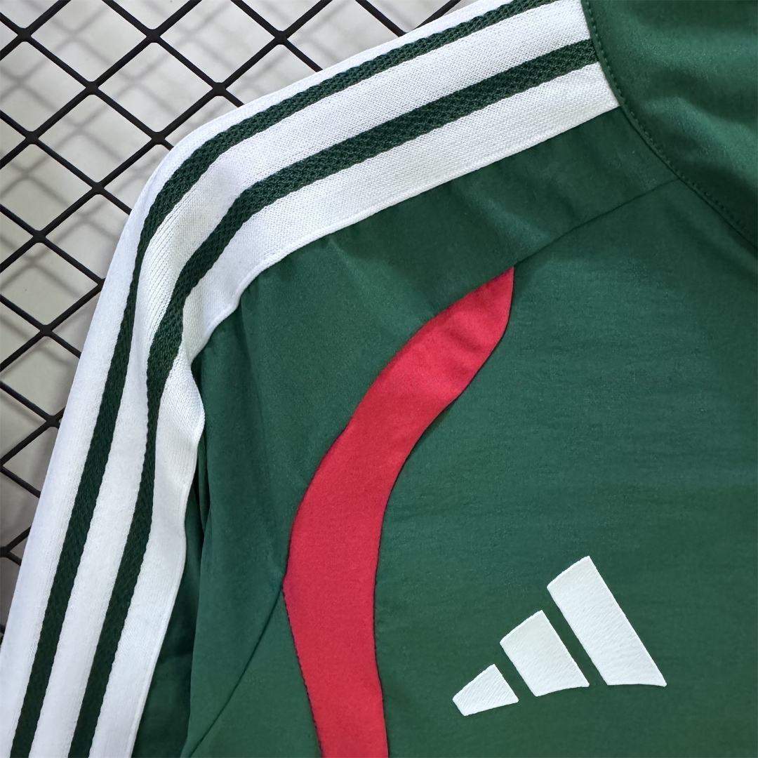 Algeria 2026 Windbreaker Training Set - Deep Green Top and Pants - UnitedFutballJersey