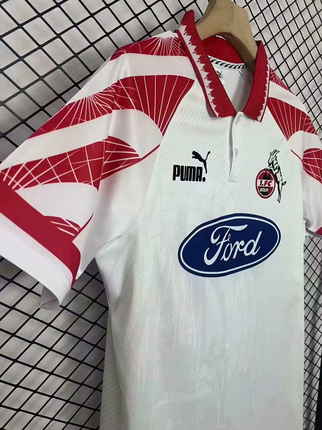 1996/1997 Retro FC Köln Home Football Jersey 1:1 Thai Quality