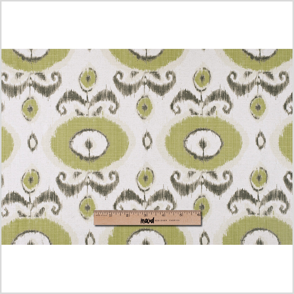 Green Floral Ikat Cotton-Blend Woven - Joann Fabrics