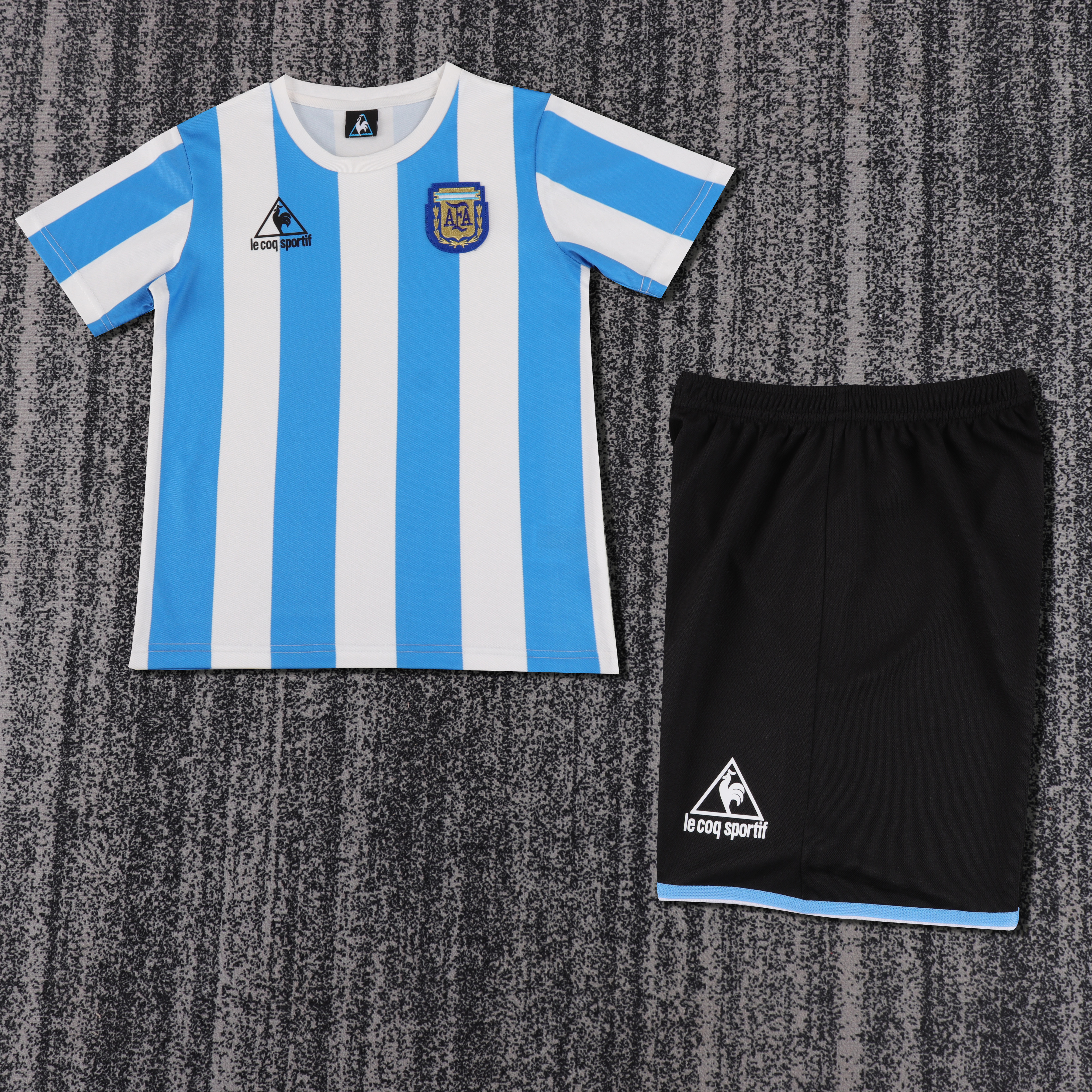 1986 Retro Argentina National Team Home Jersey 1:1 Thai Quality Kids Size