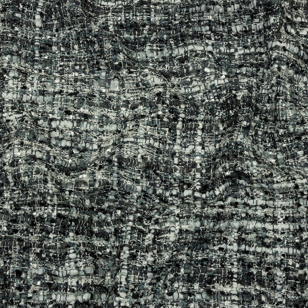 Viscose and Acrylic Chenille Tweed - Phantom, Gray and White - Newcastle Collection - Joann Fabrics