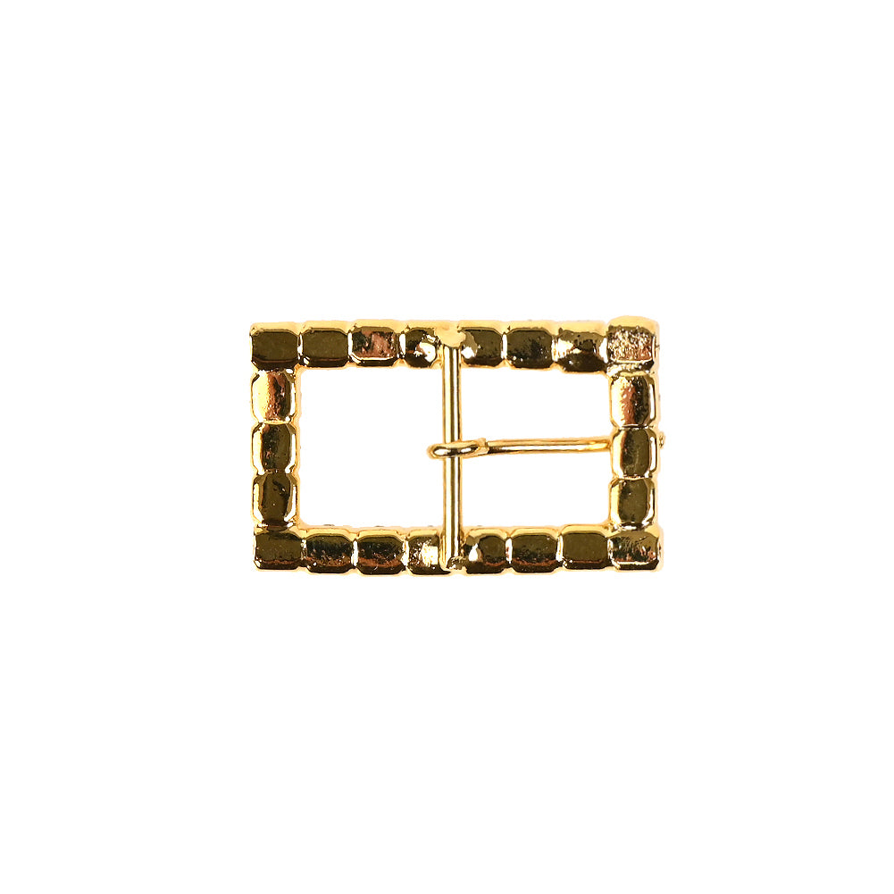 Swarovski Crystal and Gold Rectangular Rhinestone Buckle - 1