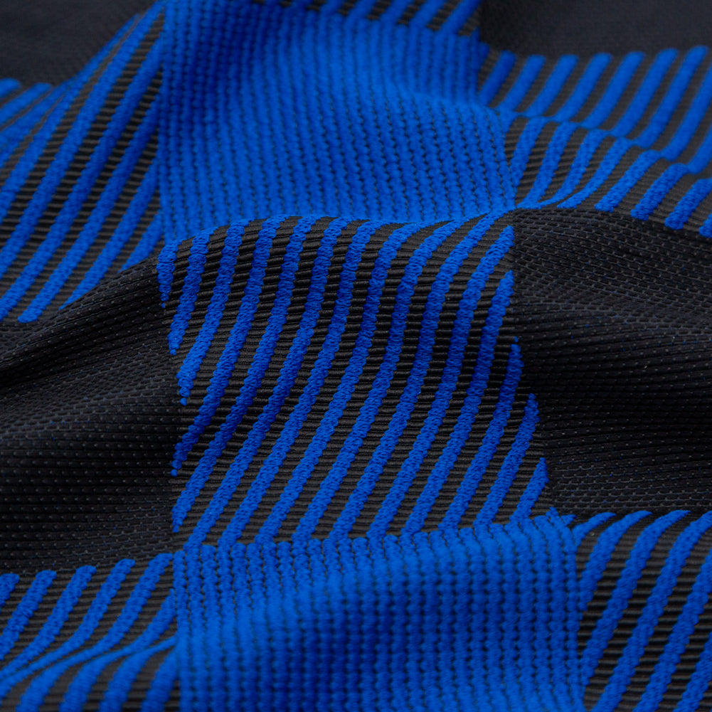 Rag & Bone Heavy Black and Royal Blue Buffalo Check Blended Cotton Woven - Joann Fabrics