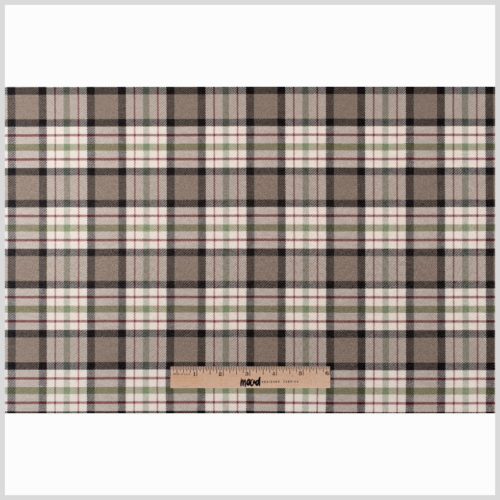Brown Plaid Cotton Blend - Joann Fabrics