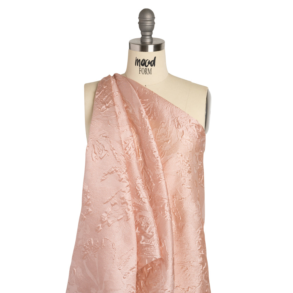 Luminous Dusty Rose Floral Lightweight Luxury Brocade - Joann Fabrics