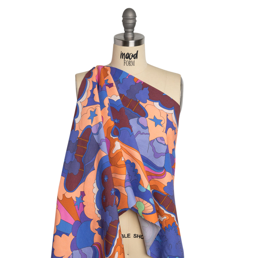 Mood Exclusive Over the Moon Stretch Viscose and Polyamide Twill - Joann Fabrics