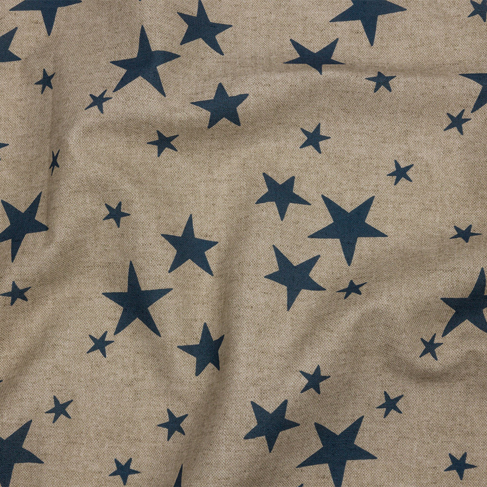 Cotton Canvas Print - Indigo Starlight - British Imported - Joann Fabrics