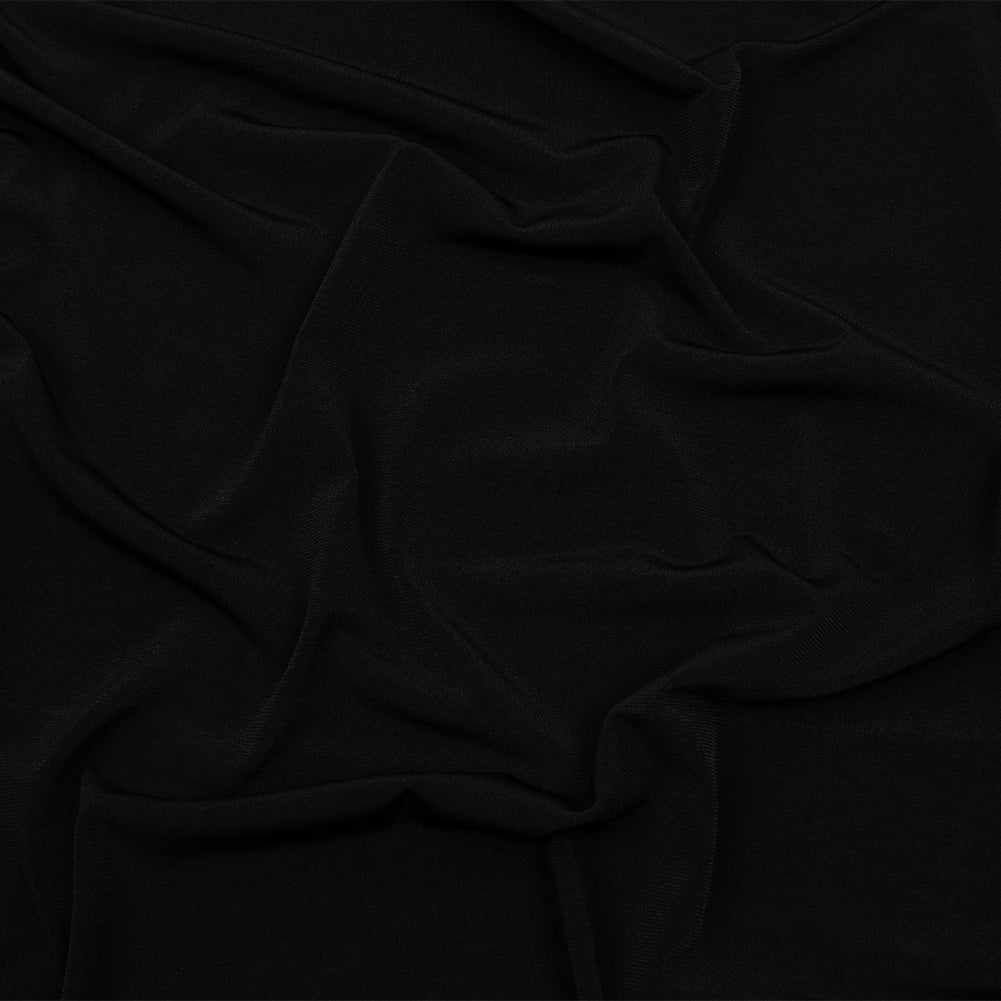 Stretch Polyester ITY Jersey - Black - Isadora Collection - Joann Fabrics