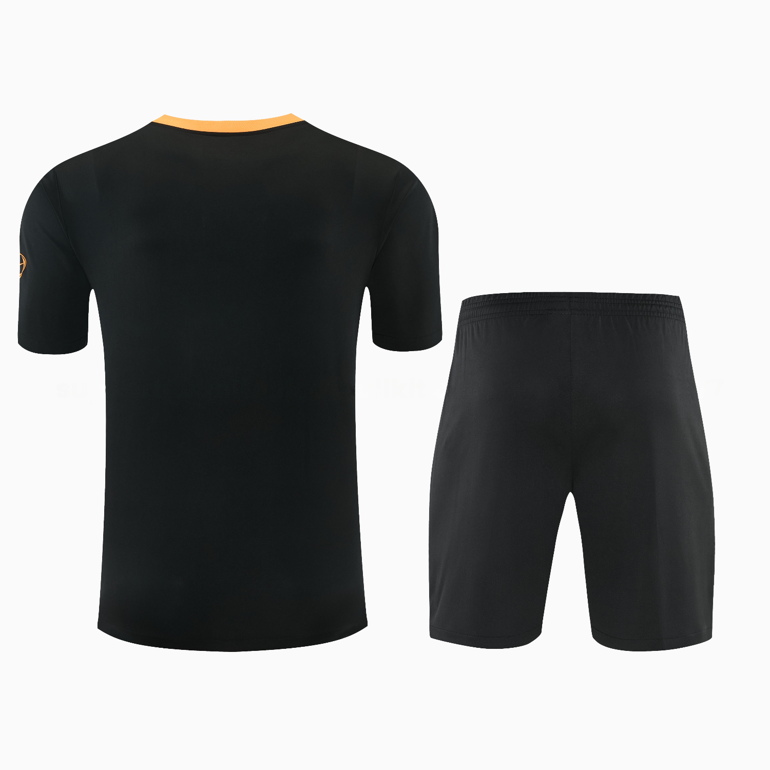 Inter Milan 25-26 Short-Sleeve Training Set - Black And Grey Top & Pants - UnitedFutballJersey