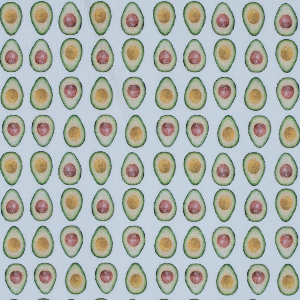 Avocados Digitally Printed on a Stretch Neoprene/Scuba Knit - Joann Fabrics