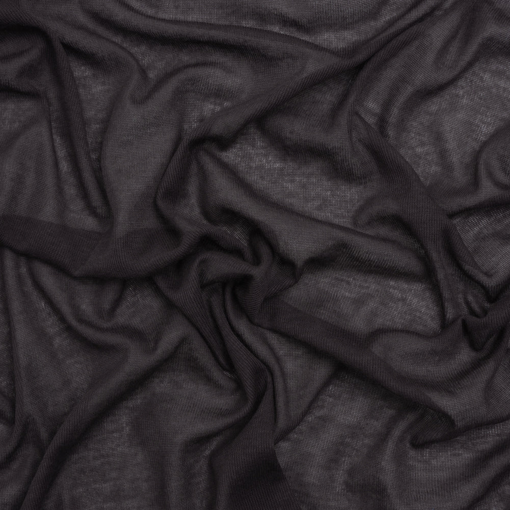Featherweight Cotton Interlock Knit - Dark Purple - Designer Deadstock - Joann Fabrics