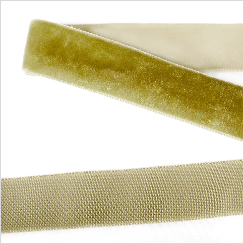 Single Faced Velvet Ribbon Made in Italy - 7/8
