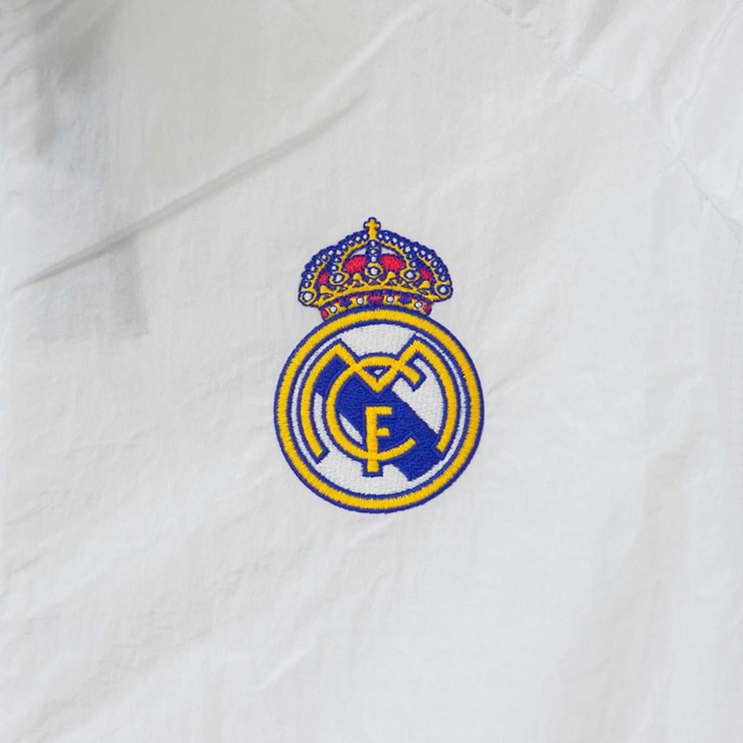Real Madrid 26-27 Home Windbreaker Jacket - White - UnitedFutballJersey