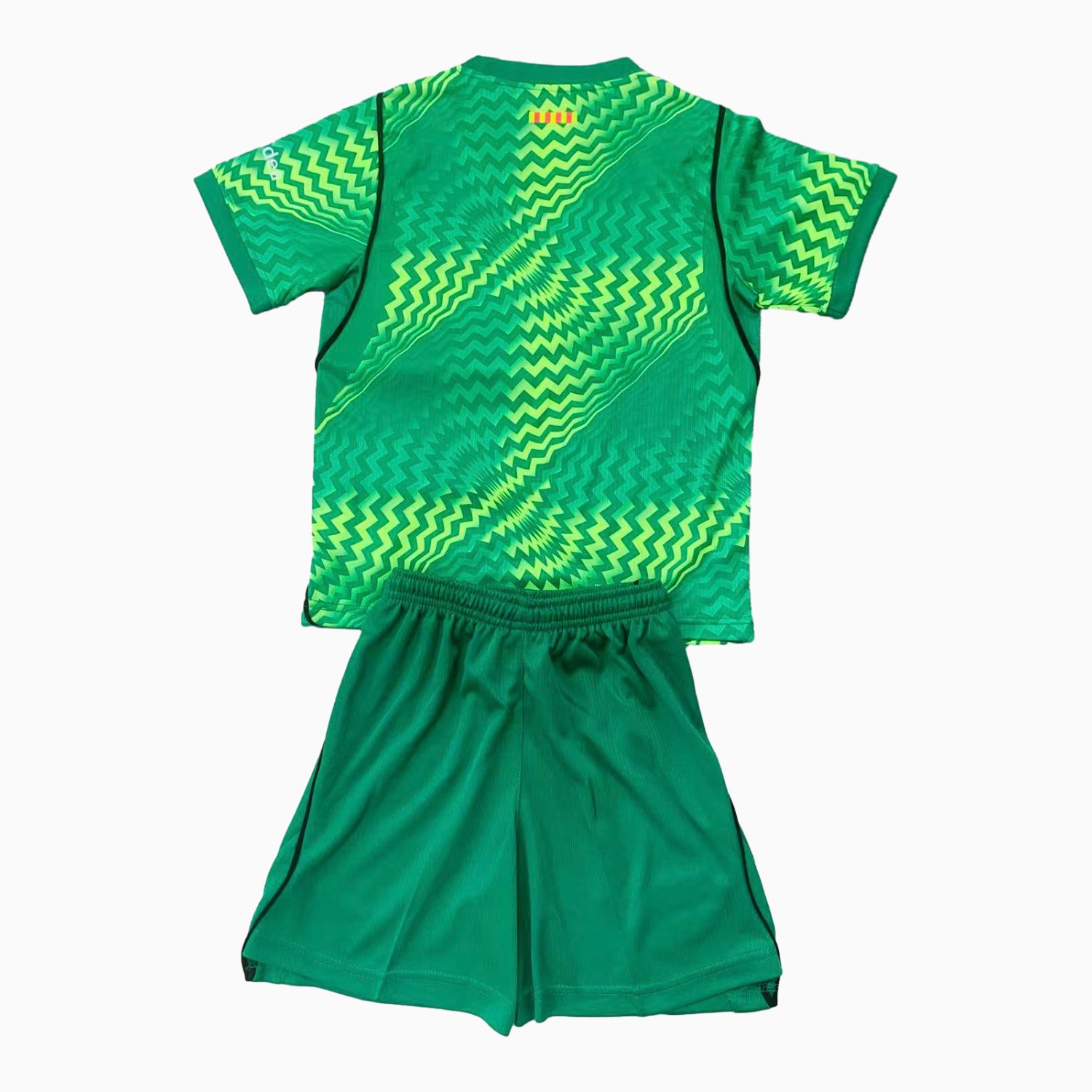 Barcelona 26-27 Green Goalkeeper Kids Kit - UnitedFutballJersey