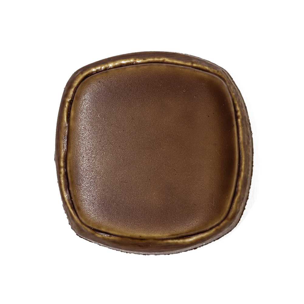 Weathered Honey Brown Leather-Look Shank-Back Molded Plastic Button - 48L/30.5mm - Joann Fabrics