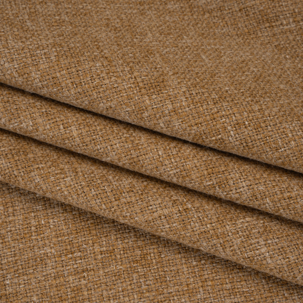 Polyester and Linen Textured Upholstery Woven - Pecan - Georgia Collection - Joann Fabrics