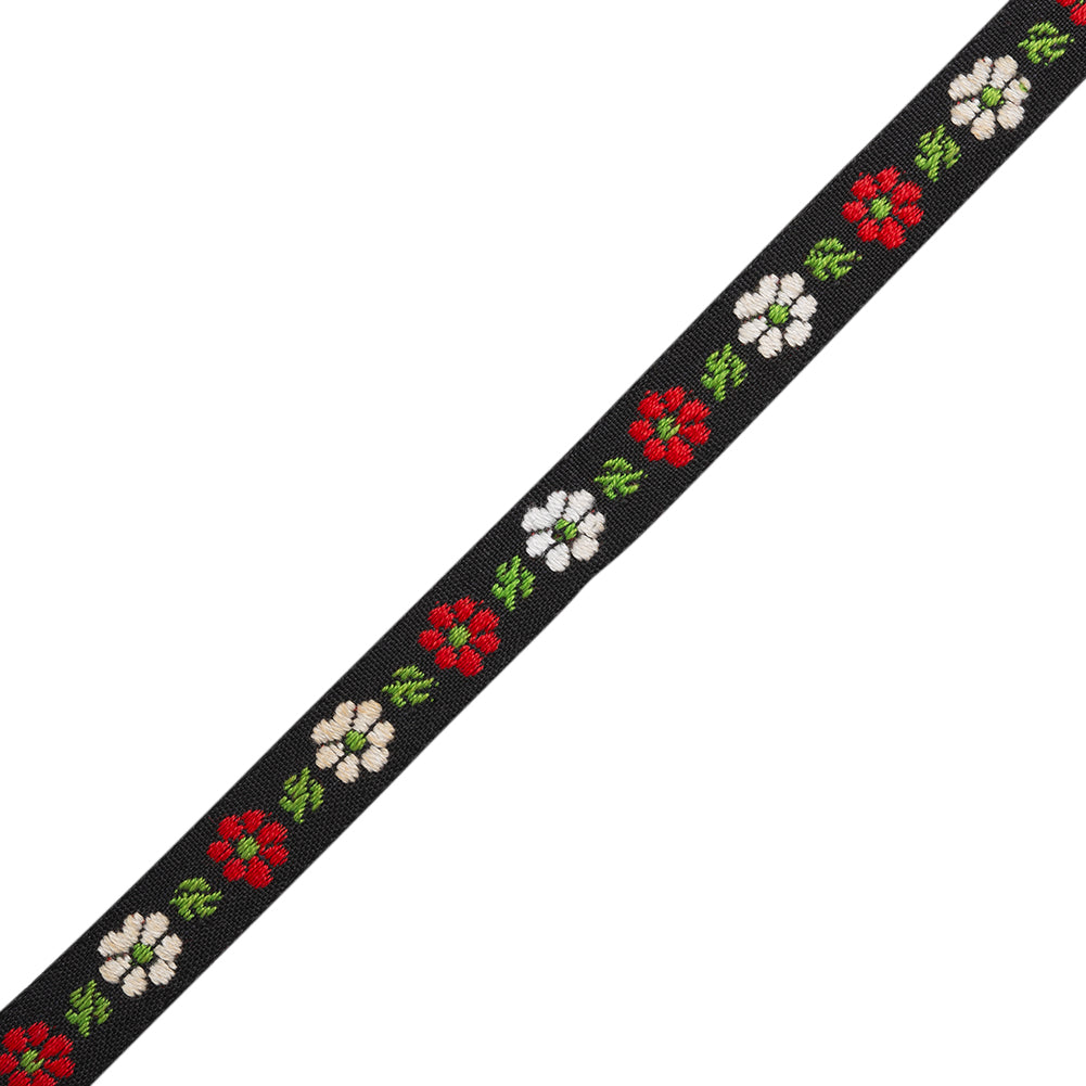 Cotton Jacquard Ribbon - 0.375