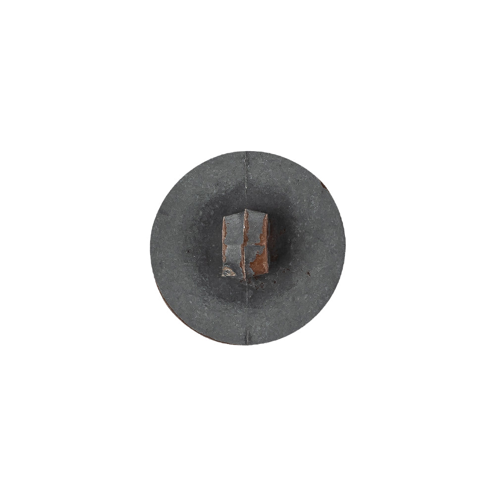 Italian Acorn and Dark Gull Gray Weathered Faux Leather Shank Back Button - 24L/15mm - Joann Fabrics