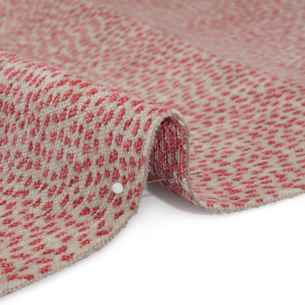 Upholstery Chenille - Carnation Spotted - Remus Collection - Joann Fabrics