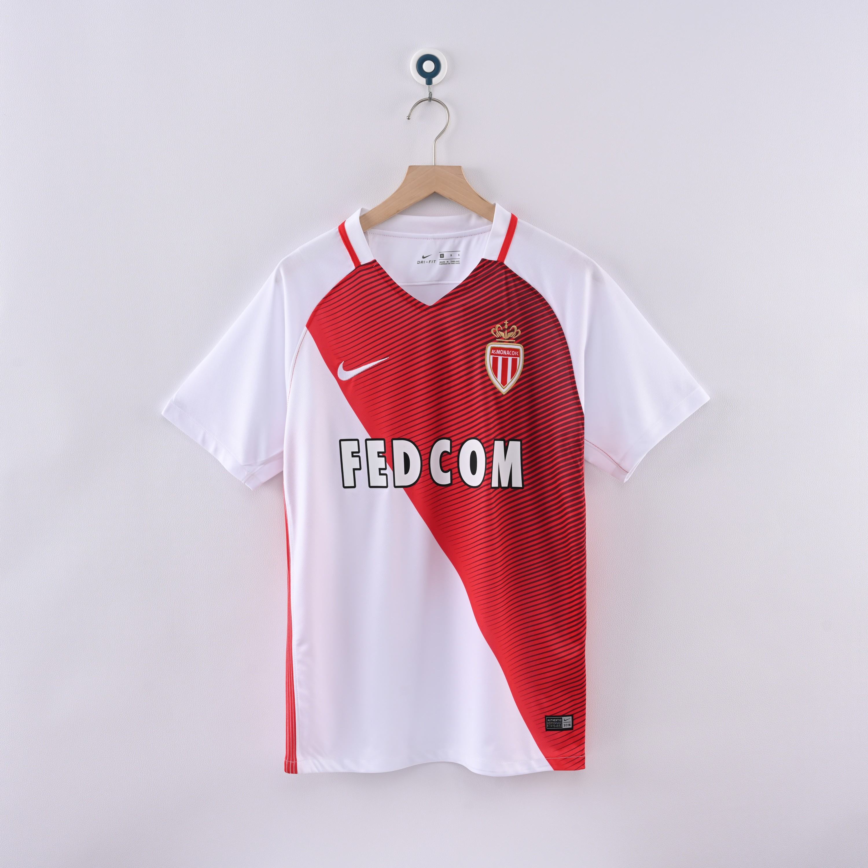 2016/2017 Retro AS Monaco Home（League version）Football Shirt 1:1 Thai Quality