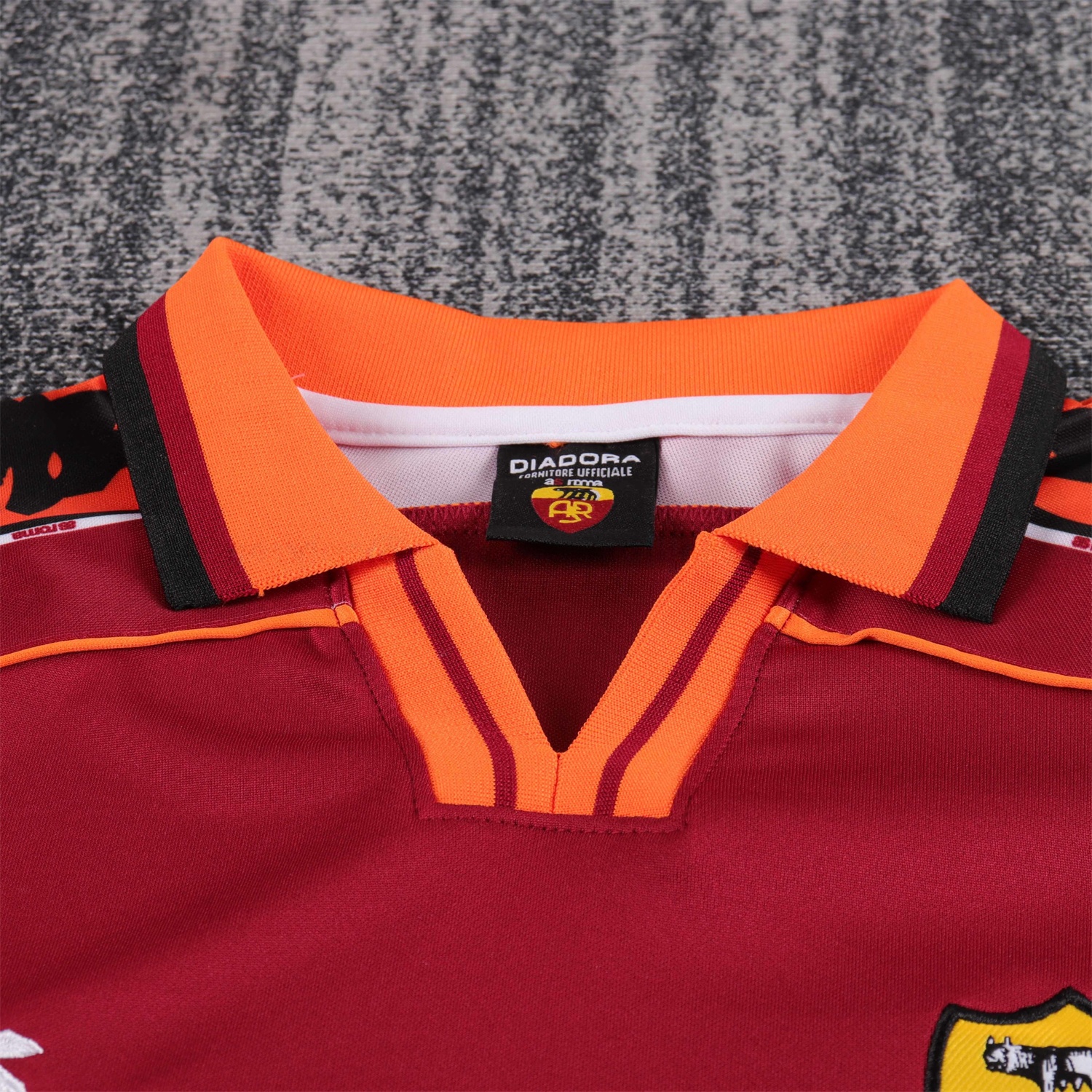 Retro Roma 1998-99 Home Kids Kit - UnitedFutballJersey