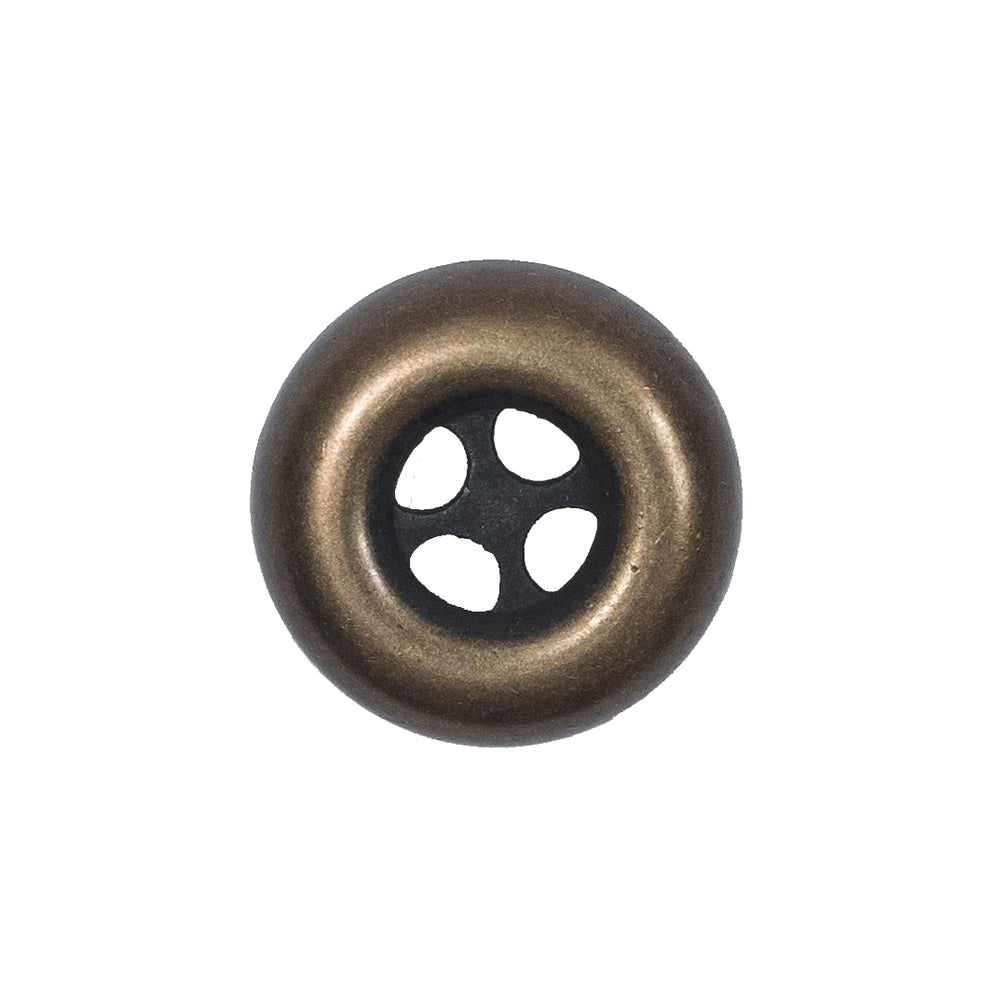 Italian Antique Gold Metal 4-Hole Button - 36L/23mm - Joann Fabrics
