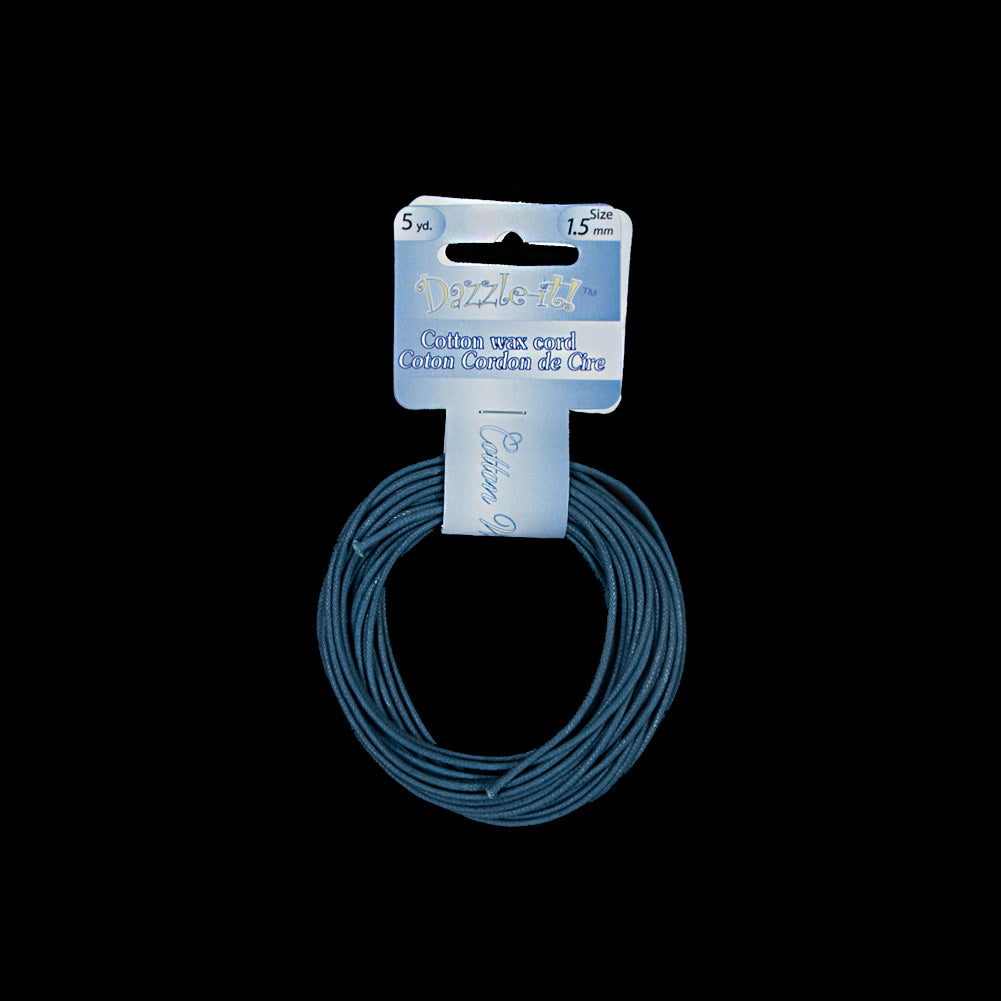 Dazzle-It Denim Cotton Wax Cord - 1.5mm - Joann Fabrics
