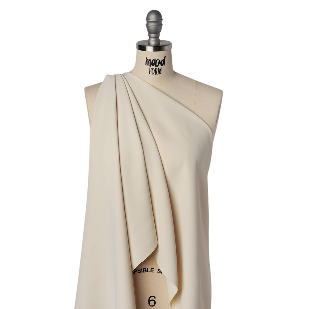 Soft Lightweight Polyester Gabardine - Ivory - Stefanie Collection - Joann Fabrics