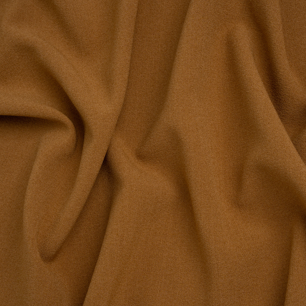 Stretch Polyester Crepe - Caramel - Designer Deadstock - Joann Fabrics