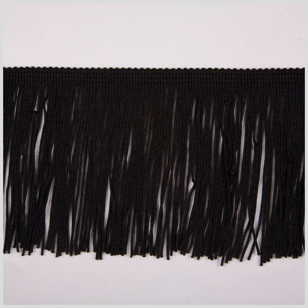 Black Chainette Fringe - 4