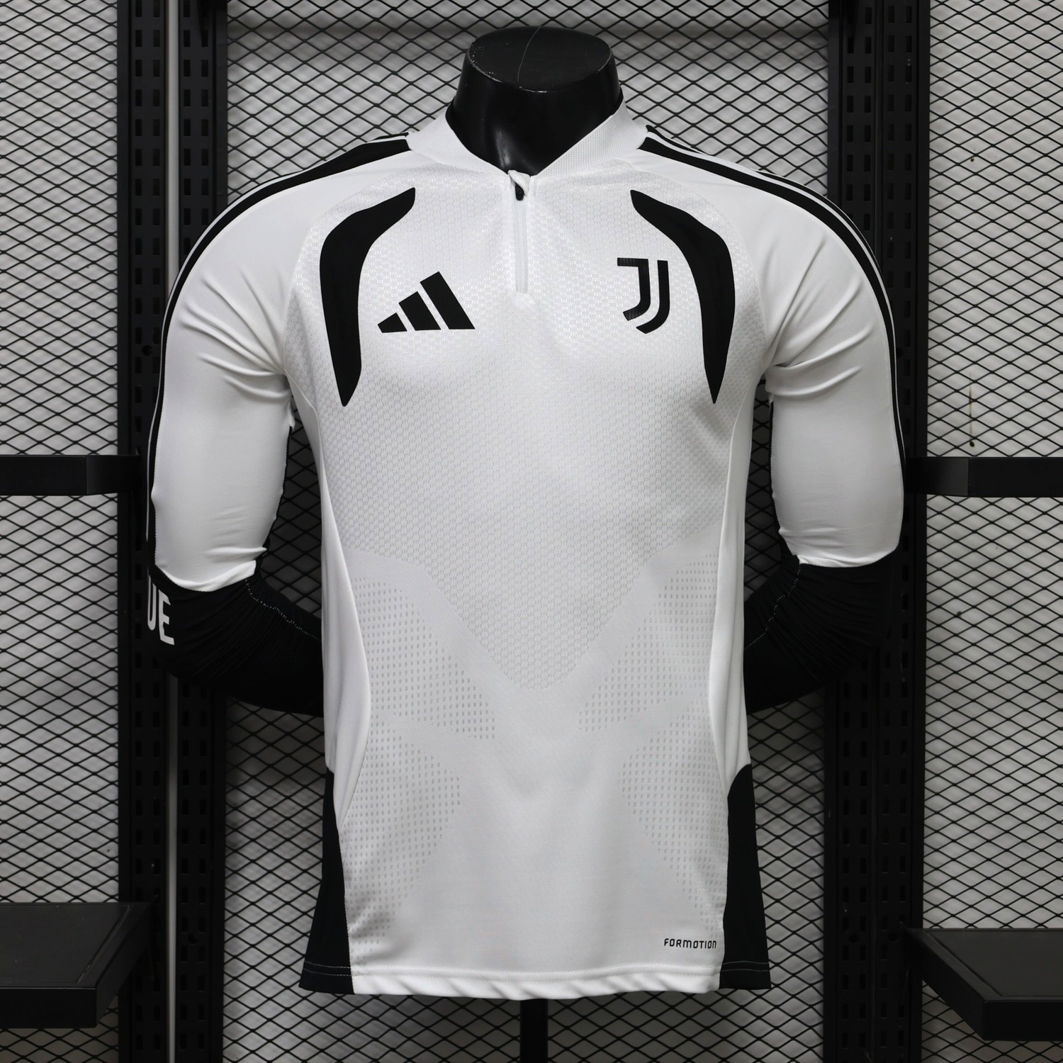 Juventus 26-27 White Long Sleeves Training Jersey - Player Version - UnitedFutballJersey