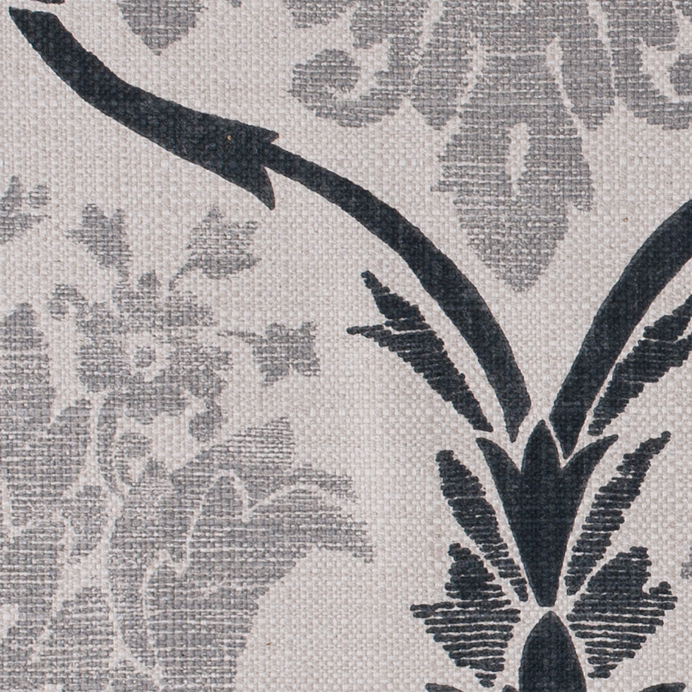 Gray Grand Floral Print Cotton-Blend Woven - Joann Fabrics