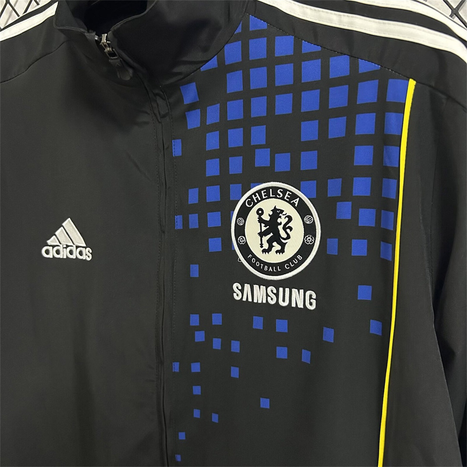Retro C.H.E.L.S.E.A 2011-12 Windbreaker Jacket - Black - UnitedFutballJersey