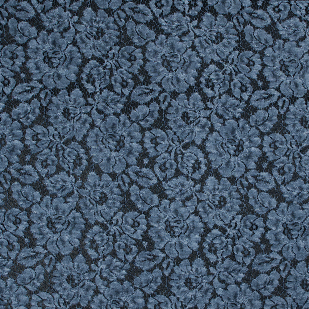 Pad Dyed Cotton Lace - Navy Floral - Stevie Collection - Joann Fabrics