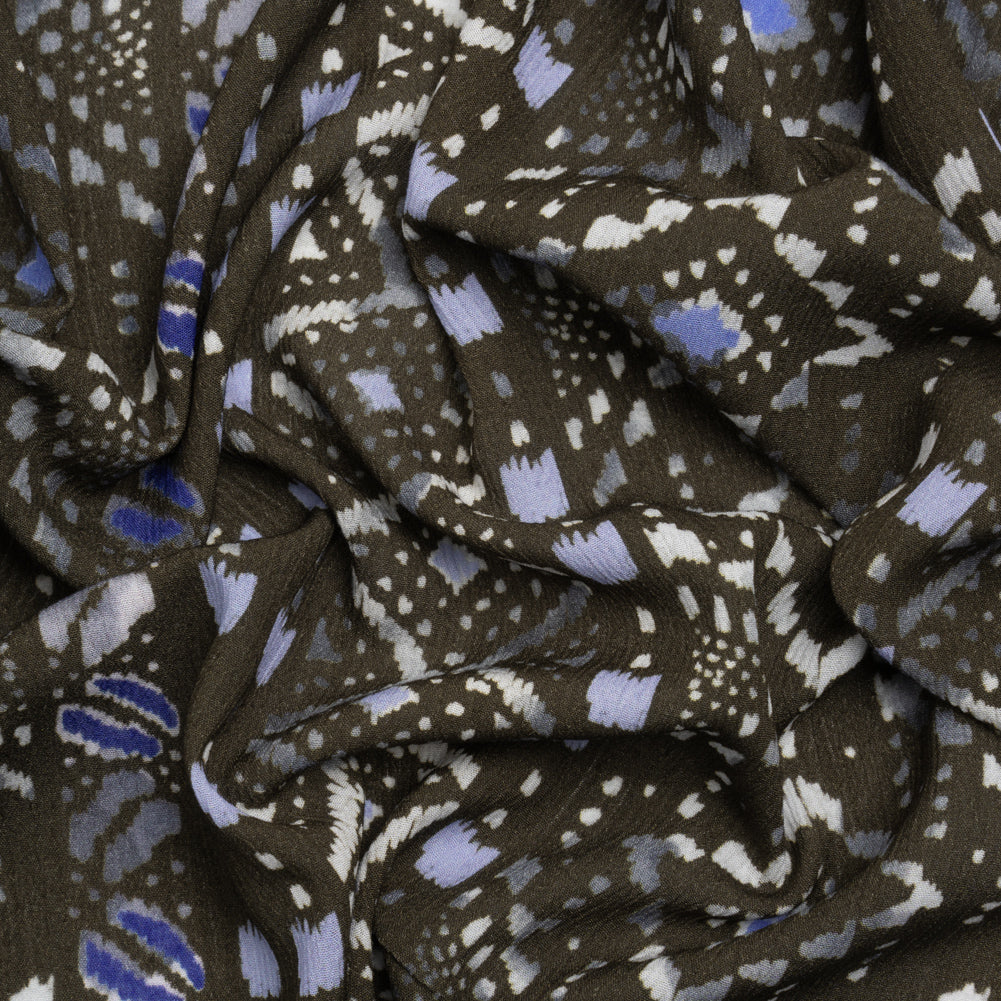 Mood Exclusive Black Sumatra Summit Crinkled Gauzy Viscose Crepe - Joann Fabrics