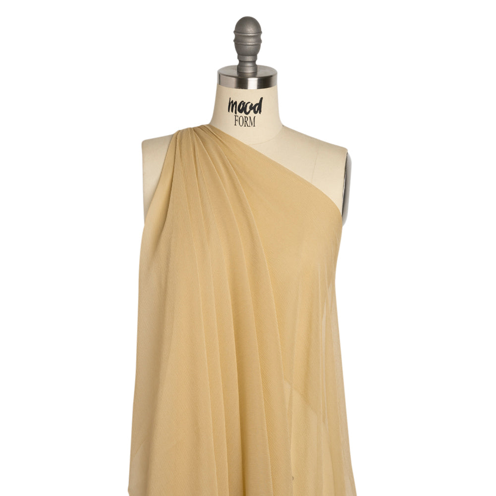 Crinkled Silk Chiffon - Latte - Premium Collection - Joann Fabrics