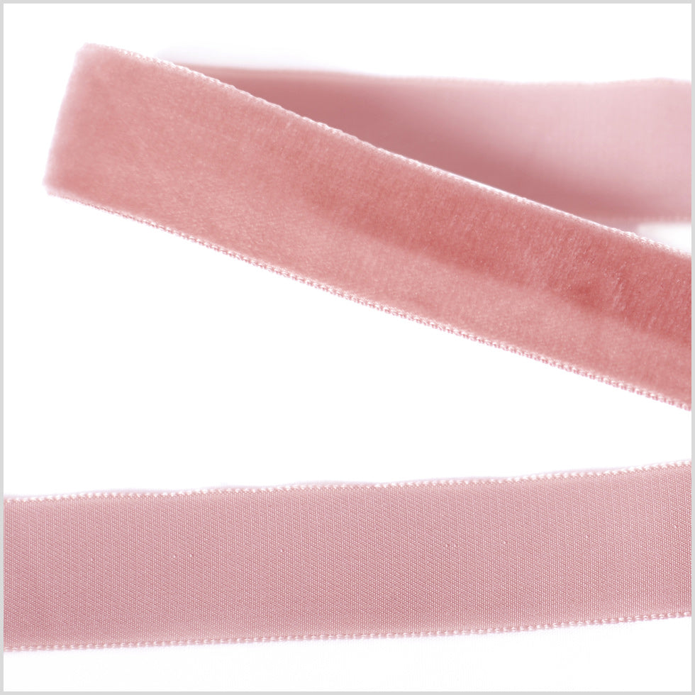 Single Faced Velvet Ribbon Made in Italy - 7/8