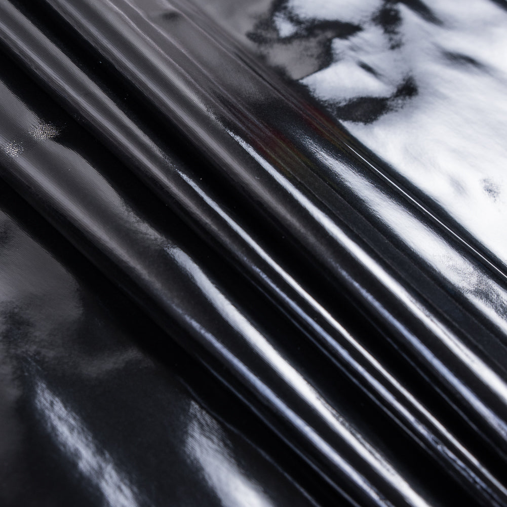 Flynn Black Glossy Stretch Imitation Latex - Joann Fabrics