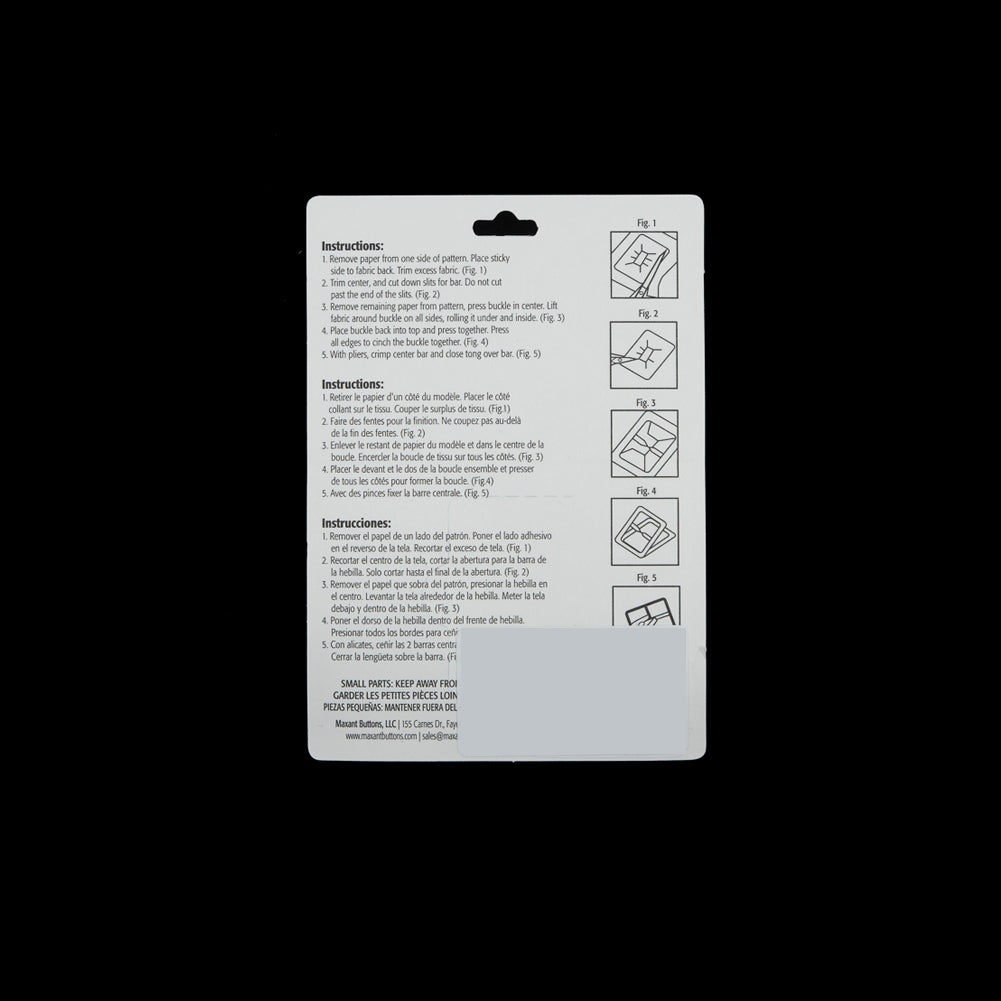 Maxant Oval Buckle Cover Kit - 0.75
