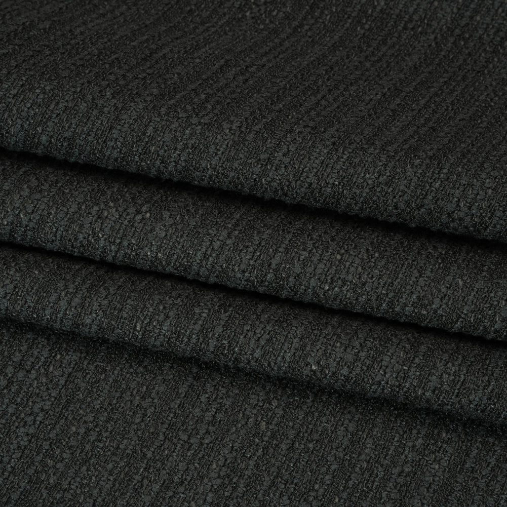 Textured Recycled Polyester Woven - Raven Boucle Stripes - British Imported - Joann Fabrics