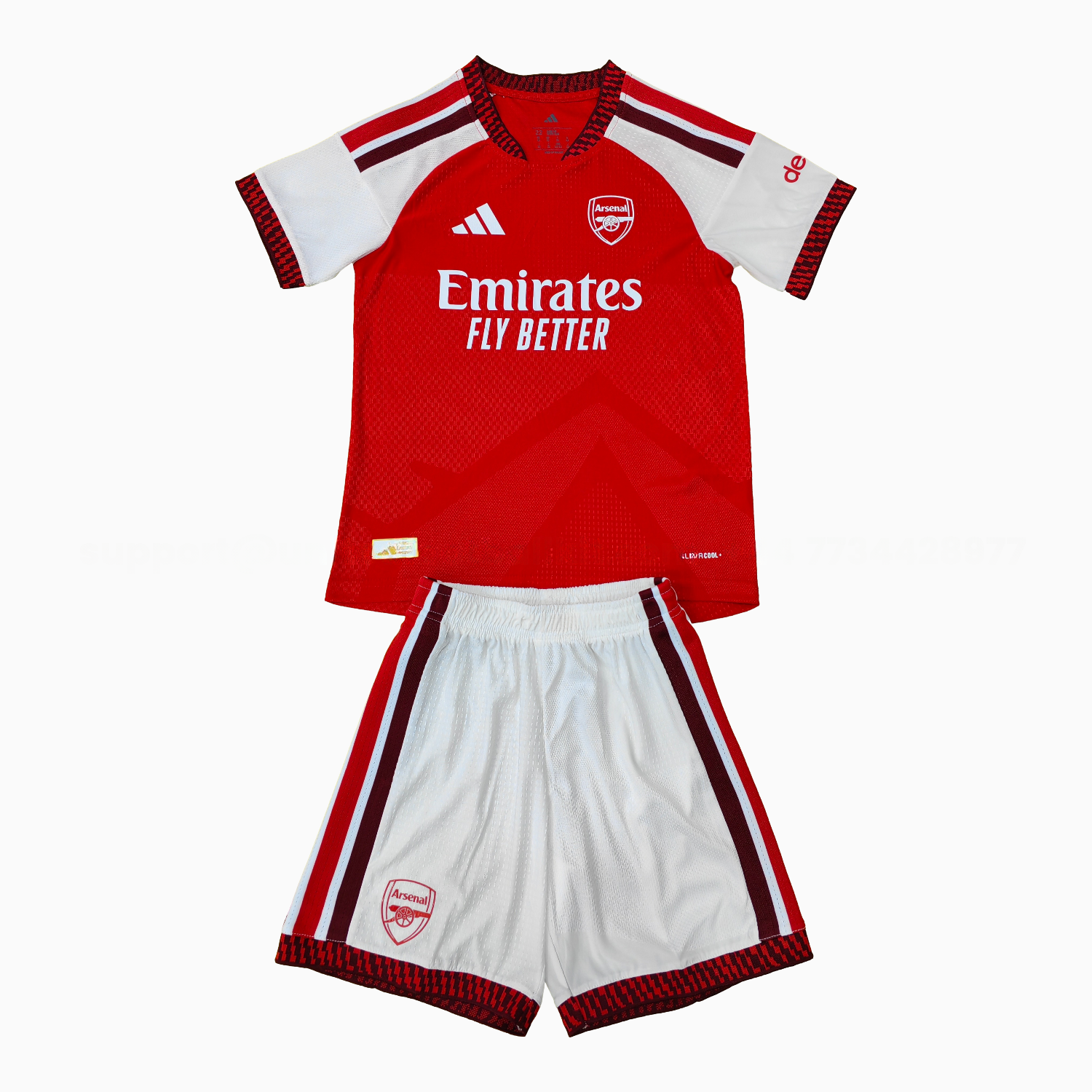 Arsenal 26-27 Home Kids Kit - Player Version - UnitedFutballJersey
