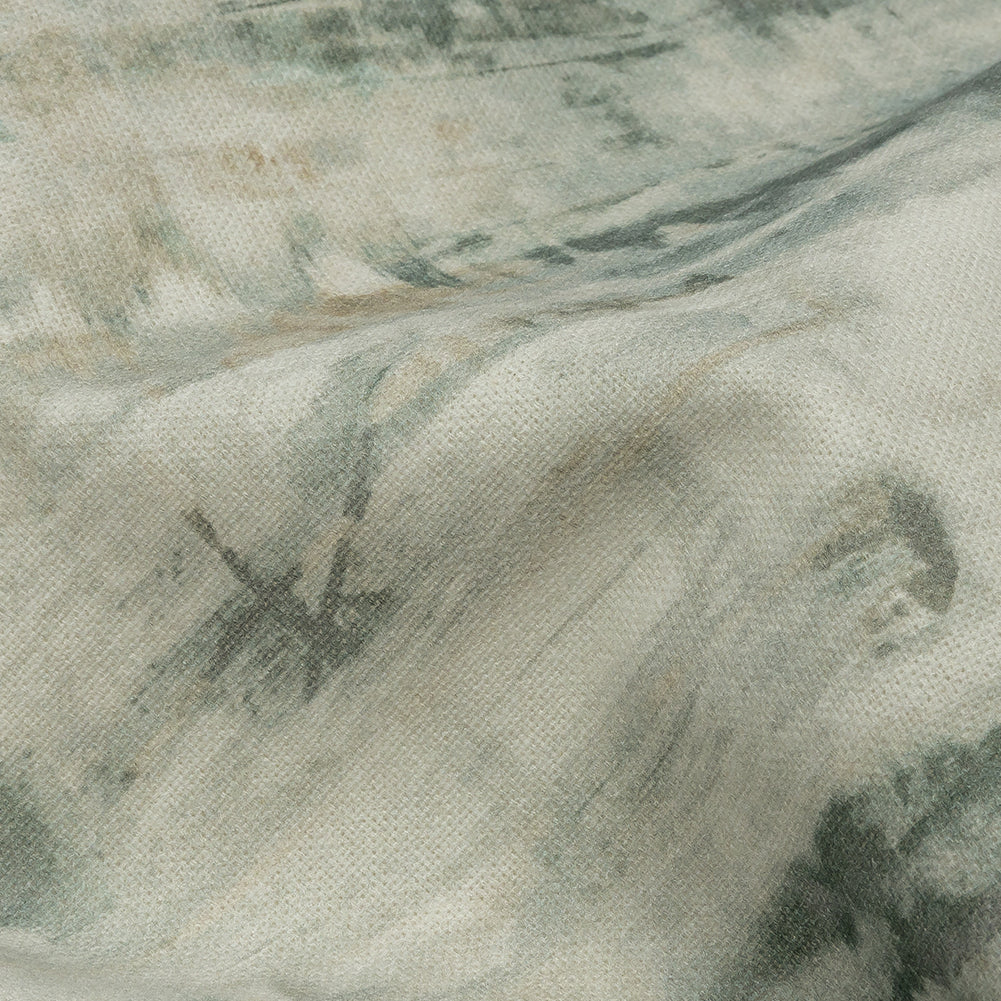 Cotton Canvas Print - Seafoam Painterly Texture - British Imported - Joann Fabrics