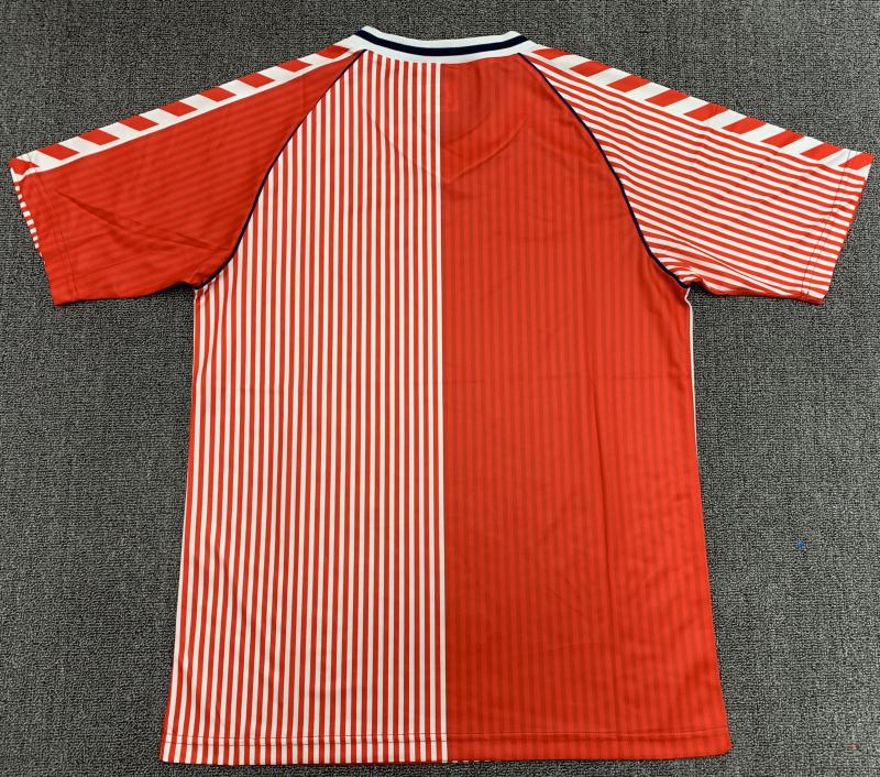 1986 Retro Denmark National Team Home Football Shirt 1:1 Thai Quality