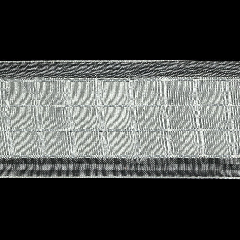 White Squares and Sheer Borders Ribbon - 36mm - Joann Fabrics