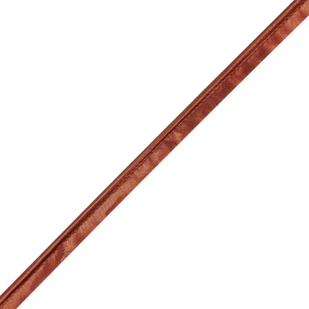 Italian Sceptre Red Metallic Piping with Lip - 0.625