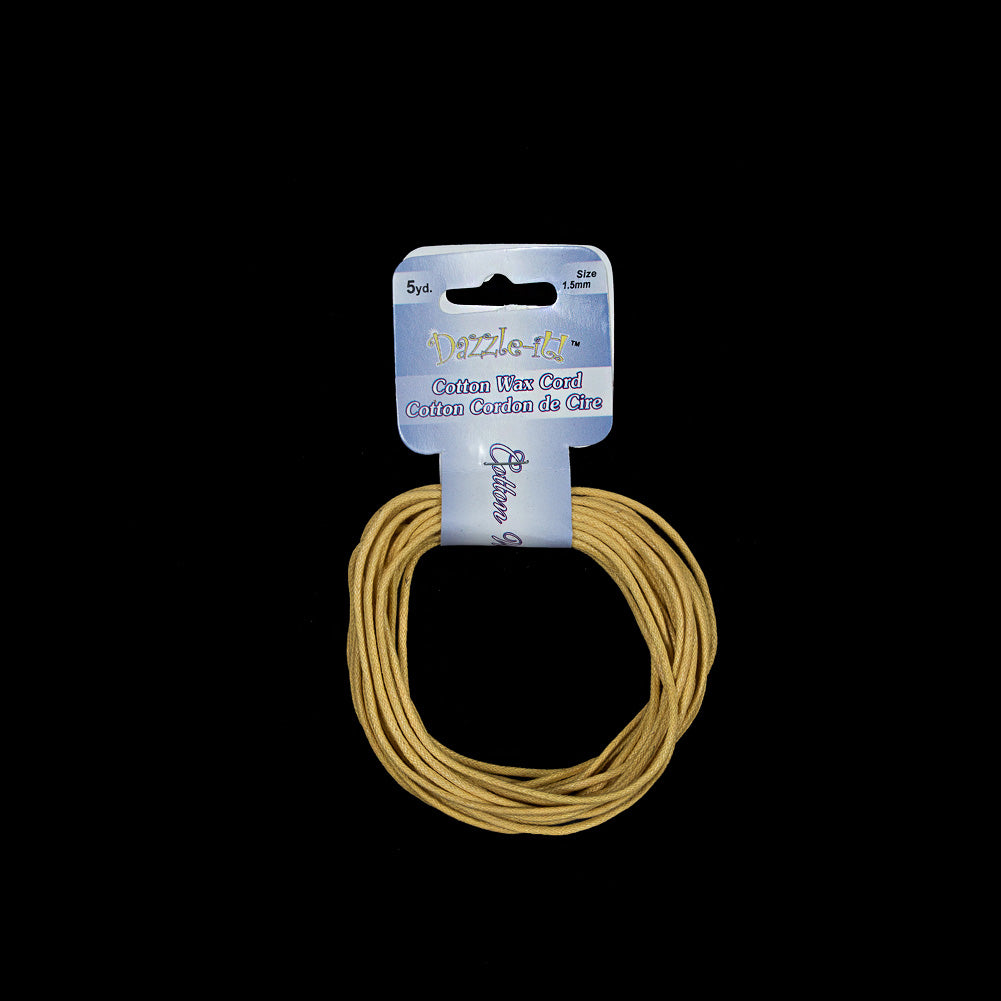 Dazzle-It Lemon Cotton Wax Cord - 1.5mm - Joann Fabrics