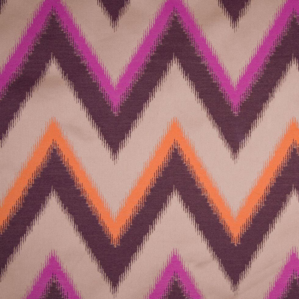 Magenta/Chocolate/Pumpkin/Beige Zig Zag Woven - Joann Fabrics